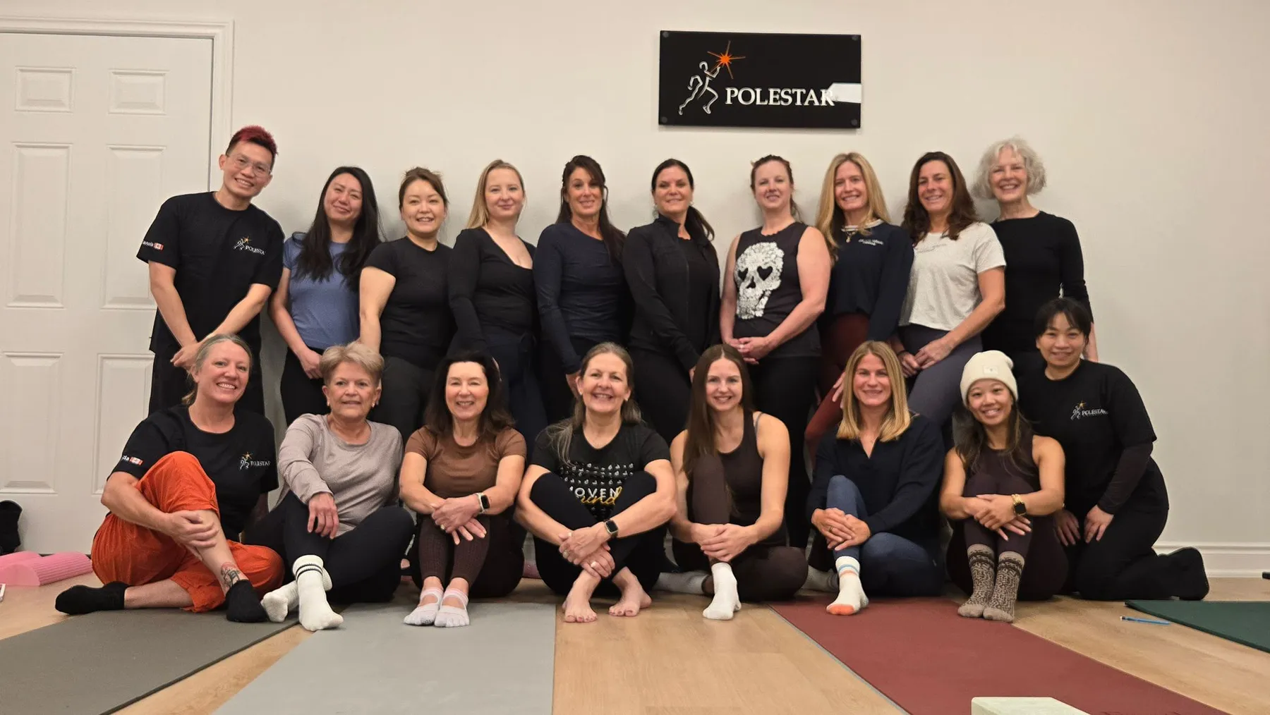 Gary Fok with a Polestar teacher-training cohort
